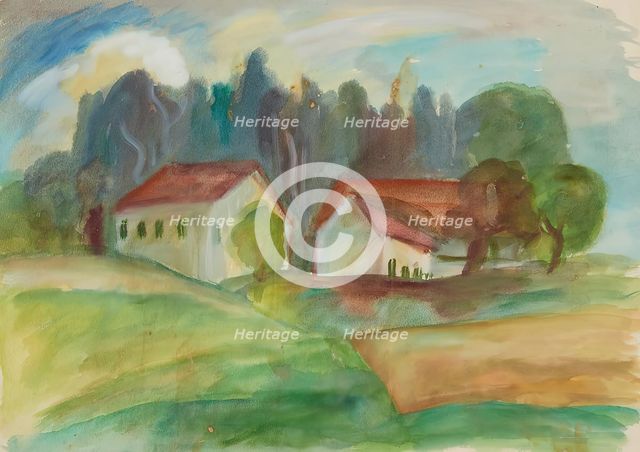 Houses, after 1938. Creator: Anny Dollschein.