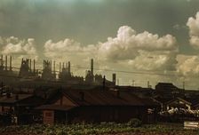 Houses and factories, between 1941 and 1942. Creator: Unknown