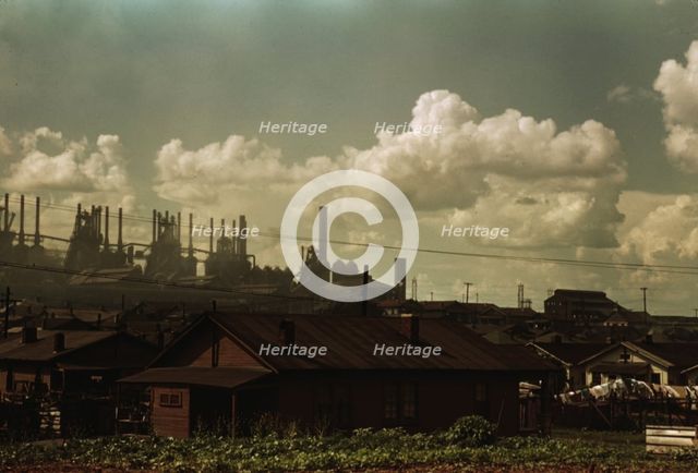 Houses and factories, between 1941 and 1942. Creator: Unknown.