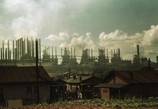 Houses and factories, between 1941 and 1942. Creator: Unknown