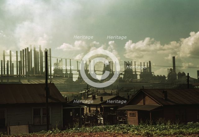 Houses and factories, between 1941 and 1942. Creator: Unknown.