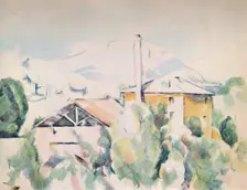 Houses in a Landscape 1923. Artist: Paul Cezanne