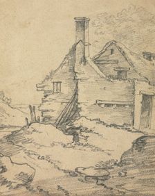 Houses in a Landscape. Creator: Benjamin Barker (British, 1776-1838)