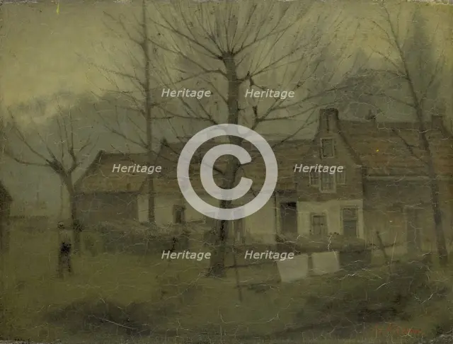 Houses in a Village, 1885-1907. Creator: Johann Eduard Karsen.