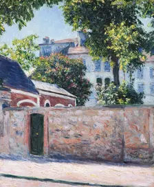 Houses in Argenteuil, 1883. Artist: Caillebotte, Gustave (1848-1894)