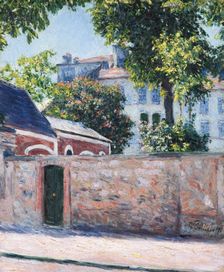 Houses in Argenteuil, 1883. Artist: Caillebotte, Gustave (1848-1894)