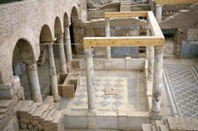 Houses in Ephesus, Turkey. Creator: Samuel Magal