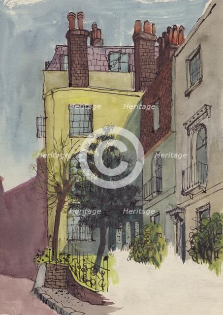 Houses in Hampstead, c1950. Creator: Shirley Markham.