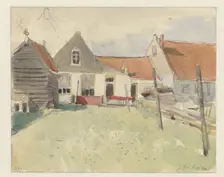 Houses in the Vinkenbuurt, Amsterdam, 1886. Creator: Jan Hanau