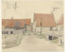 Houses in the Vinkenbuurt, Amsterdam, 1886. Creator: Jan Hanau