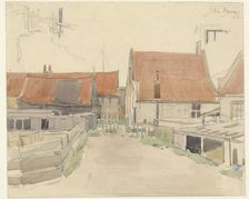Houses in the Vinkenbuurt, Amsterdam, 1886. Creator: Jan Hanau