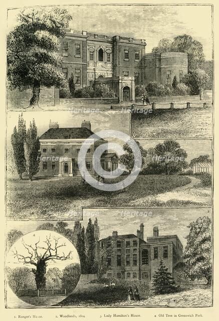 'Houses Round Greenwich Park', (c1878). Creator: Unknown.