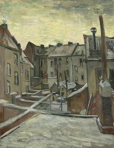Houses seen from the back, 1885. Artist: Gogh, Vincent, van (1853-1890)