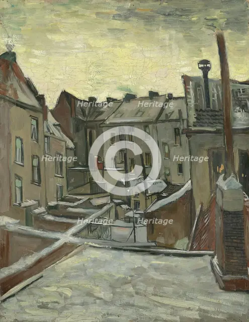 Houses seen from the back, 1885. Artist: Gogh, Vincent, van (1853-1890)