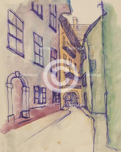 Houses, undated. (c1930s) Creator: Anny Dollschein.