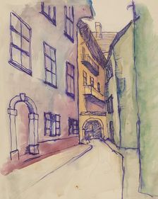 Houses, undated. (c1930s) Creator: Anny Dollschein