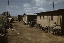 Houses which have been condemned by the Board of Health..., Belle Glade, Fla., 1941. Creator: Marion Post Wolcott