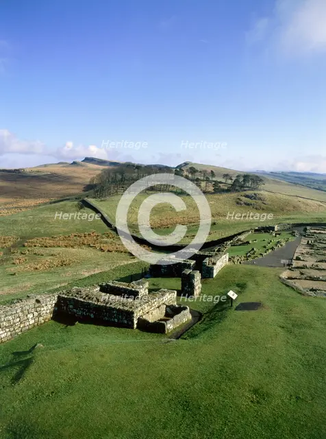 Housesteads Fort, Hadrian's Wall, Northumberland, 2010. Artist: Unknown.
