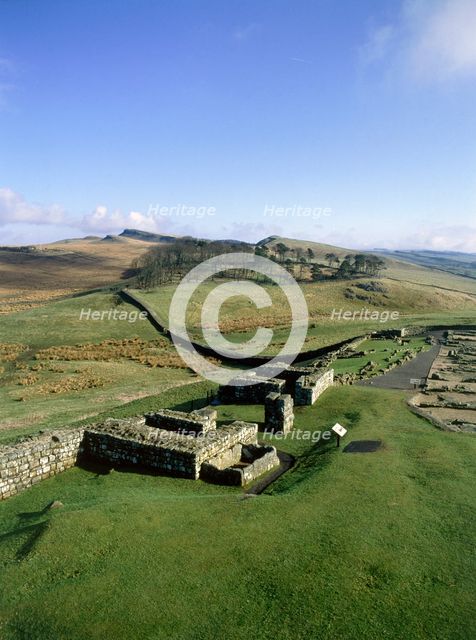 Housesteads Fort, Hadrian's Wall, Northumberland, 2010. Artist: Unknown.