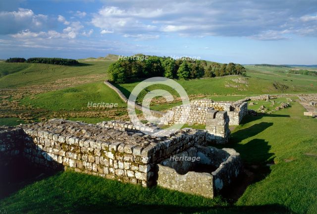 Housesteads Fort, Hadrian's Wall, Northumberland, 2010. Creator: Graeme Peacock.
