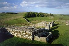 Housesteads Fort, Hadrian's Wall, Northumberland, 2010. Creator: Graeme Peacock