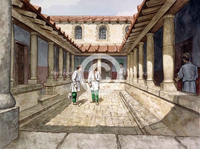 Housesteads Roman Fort, 2nd century, (c1990-2010). Artist: Philip Corke.