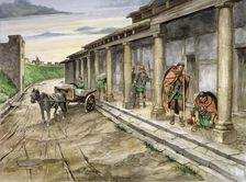 Housesteads Roman Fort, 2nd century, (c1990-2010). Artist: Philip Corke