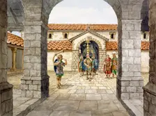 Housesteads Roman Fort, 3rd century, (c1990-2010). Artist: Philip Corke