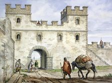 Housesteads Roman Fort, 3rd century, (c1990-2010). Artist: Philip Corke