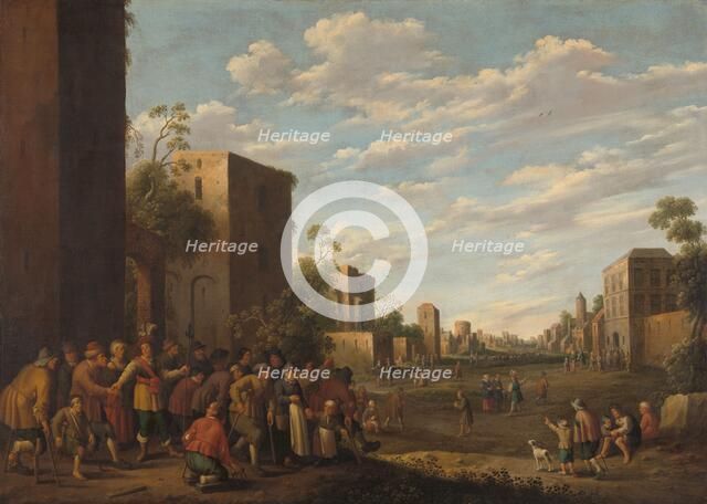 Housing the Poor, 1647. Creator: Joost Cornelisz Droochsloot.