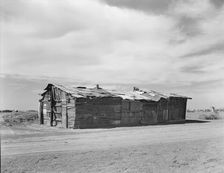 Housing typical of that afforded Mexican field workers of the Imperial Valley, 1937. Creator: Dorothea Lange