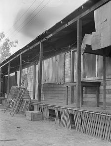 Housing, Brawley, Imperial Valley, California, 1935. Creator: Dorothea Lange