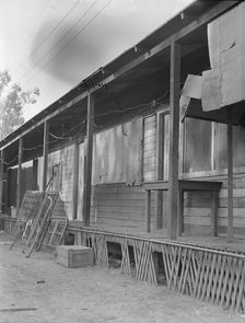 Housing, Brawley, Imperial Valley, California, 1935. Creator: Dorothea Lange