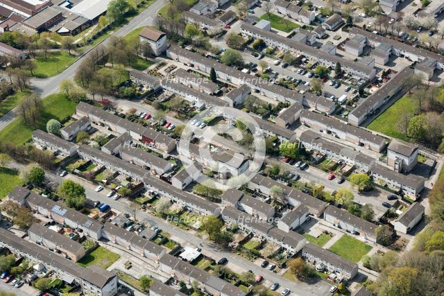 Housing estate, Birch Green, Skelmersdale, Lancashire, 2021. Creator: Damian Grady.