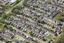 Housing estate, Birch Green, Skelmersdale, Lancashire, 2021. Creator: Damian Grady