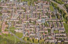 Housing estate, Digmoor, Skelmersdale, Lancashire, 2021. Creator: Damian Grady