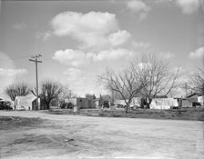 Housing for Oklahoma refugees, California, Kern County, 1936. Creator: Dorothea Lange