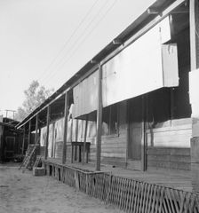Housing for Mexican field laborers, Brawley, Imperial Valley, California, 1935. Creator: Dorothea Lange