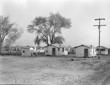 Housing for workers of the Frick Ranch, California, 1936. Creator: Dorothea Lange