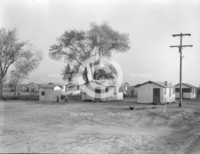 Housing for workers of the Frick Ranch, California, 1936. Creator: Dorothea Lange.