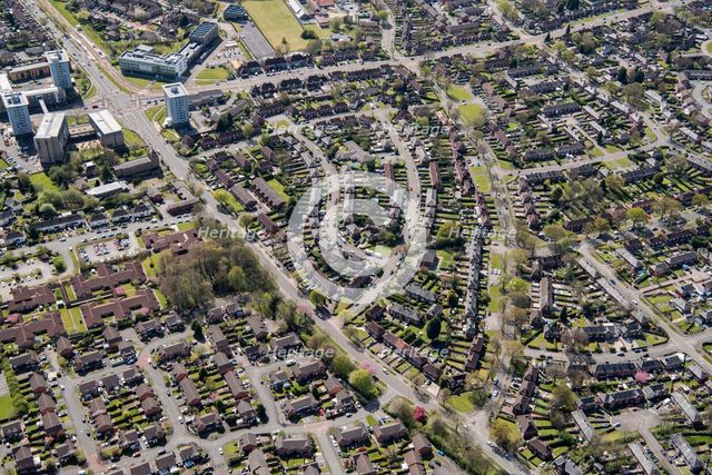 Housing in Wythenshawe, Manchester, 2021. Creator: Damian Grady.