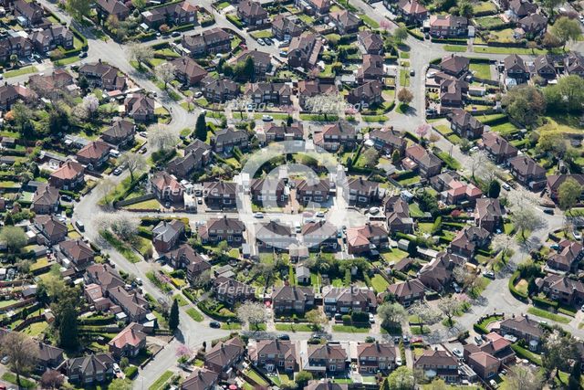 Housing in Northenden, Manchester, 2021. Creator: Damian Grady.