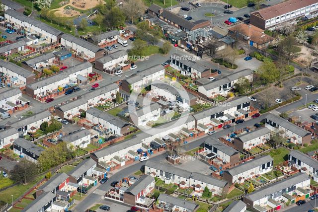 Housing in Runcorn at Halton Brook, Halton, Cheshire, 2021. Creator: Damian Grady.