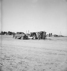 Housing of migratory field workers (Mexican)..., near Calipatria, Imperial Valley, California, 1939. Creator: Dorothea Lange