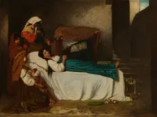 Hour of Tears, 1870. Creator: Severin Falkman