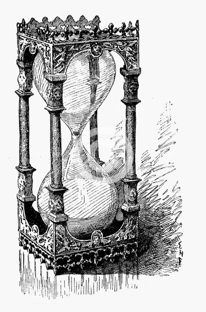 Hourglass, 1887. Artist: Unknown