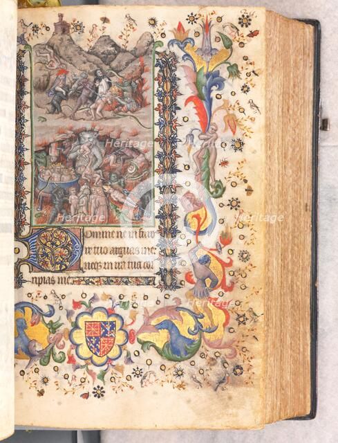 Hours of Charles the Noble, King of Navarre (1361-1425): fol. 106r, Last Judgment, c. 1405. Creator: Master of the Brussels Initials and Associates (French).