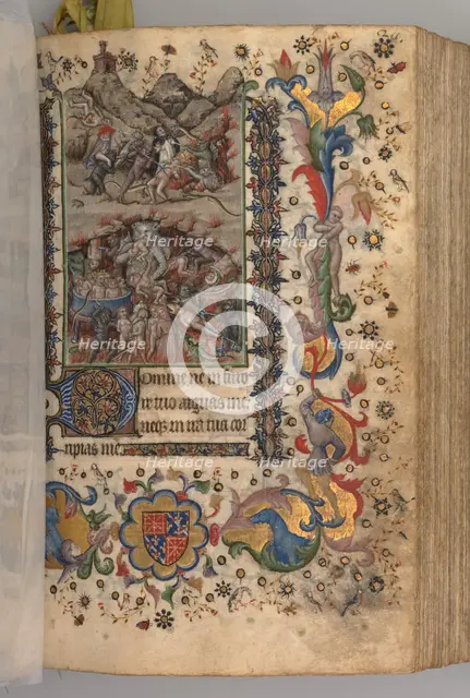 Hours of Charles the Noble, King of Navarre (1361-1425): fol. 101r, Text, c. 1405. Creator: Master of the Brussels Initials and Associates (French).