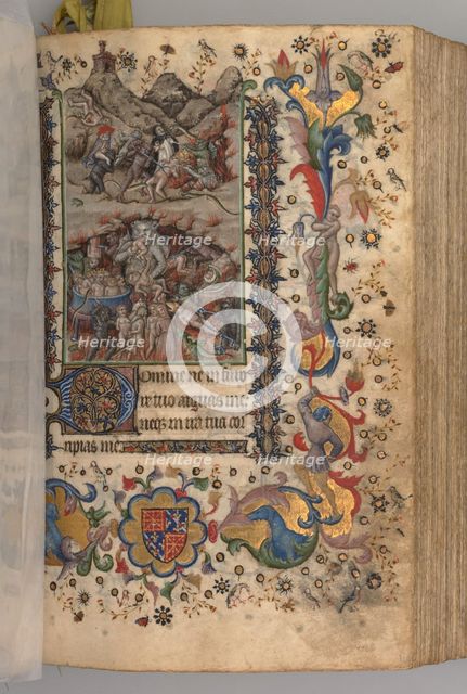 Hours of Charles the Noble, King of Navarre (1361-1425): fol. 101r, Text, c. 1405. Creator: Master of the Brussels Initials and Associates (French).