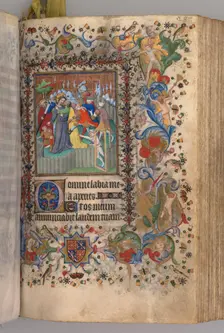 Hours of Charles the Noble, King of Navarre (1361-1425): fol. 144r, Betrayal of Christ, c. 1405. Creator: Master of the Brussels Initials and Associates (French)